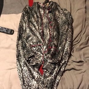 Silk Cheetah Pajamas